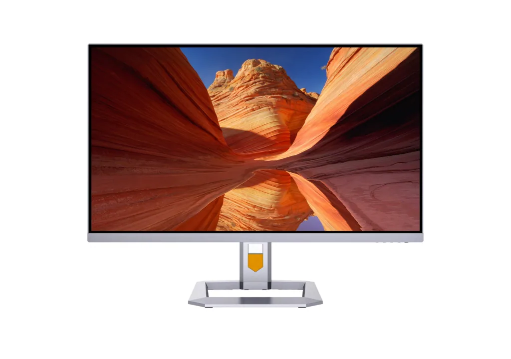 X2 32-inch Mini LED monitor, front view on a stand