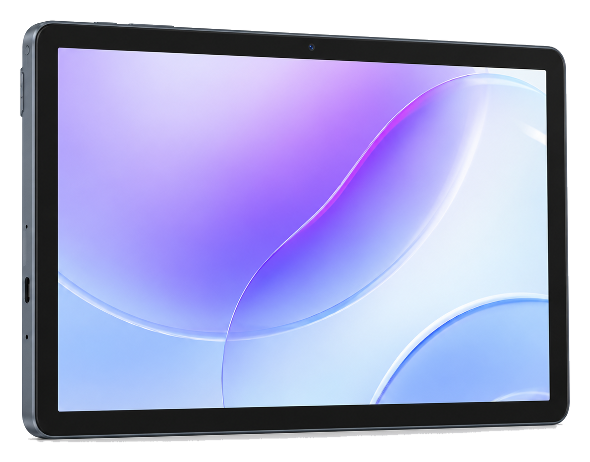 E3 Droid 16 tablet, angled front view