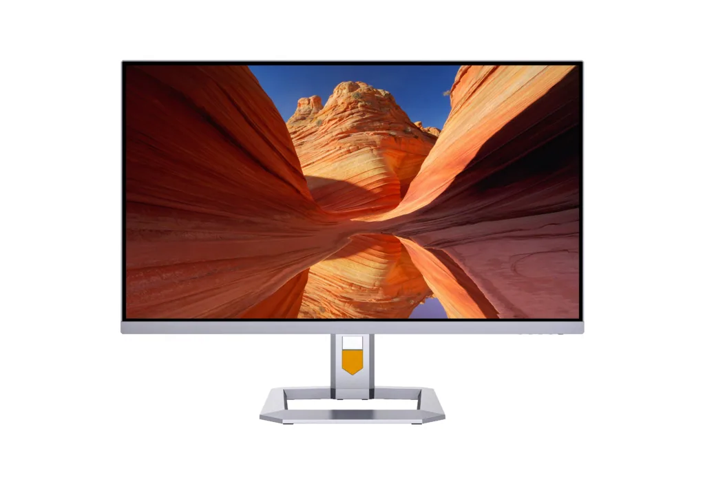 X2 32-inch Mini LED monitor, front view on a stand