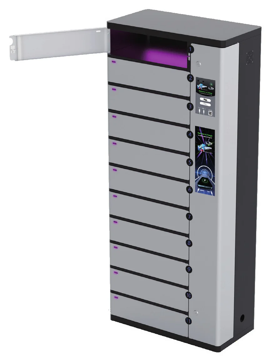 Evolve III Smart charging lockers