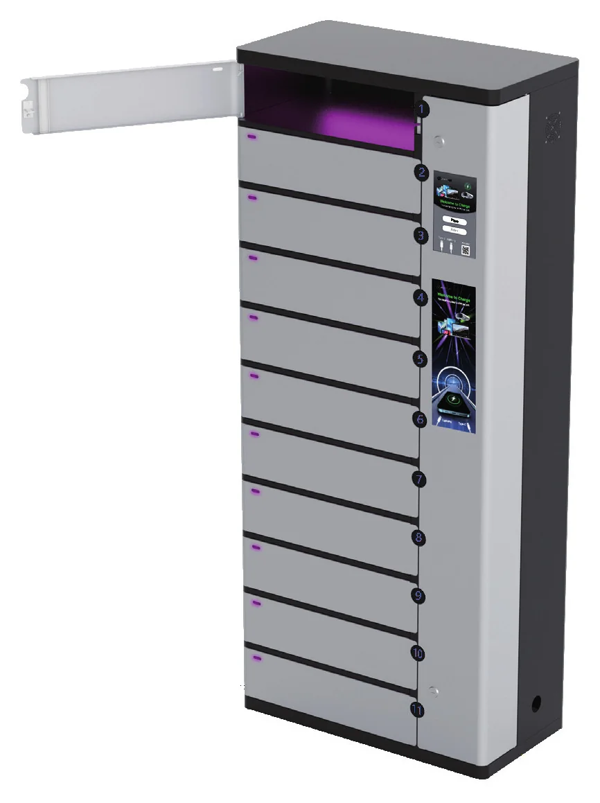 Evolve III Smart charging lockers